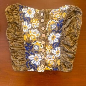 Free People patterned tube top